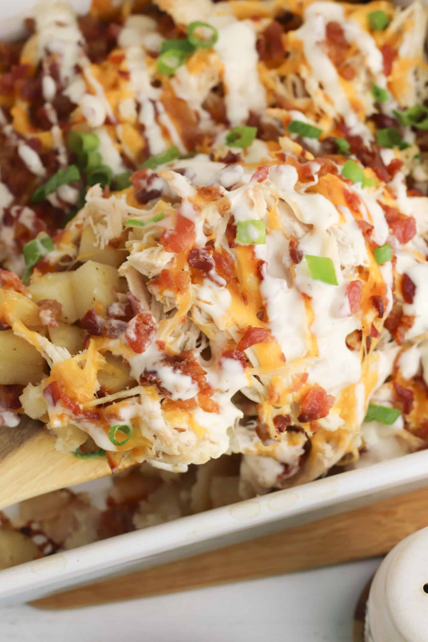 Loaded Roasted Potatoes and Chicken