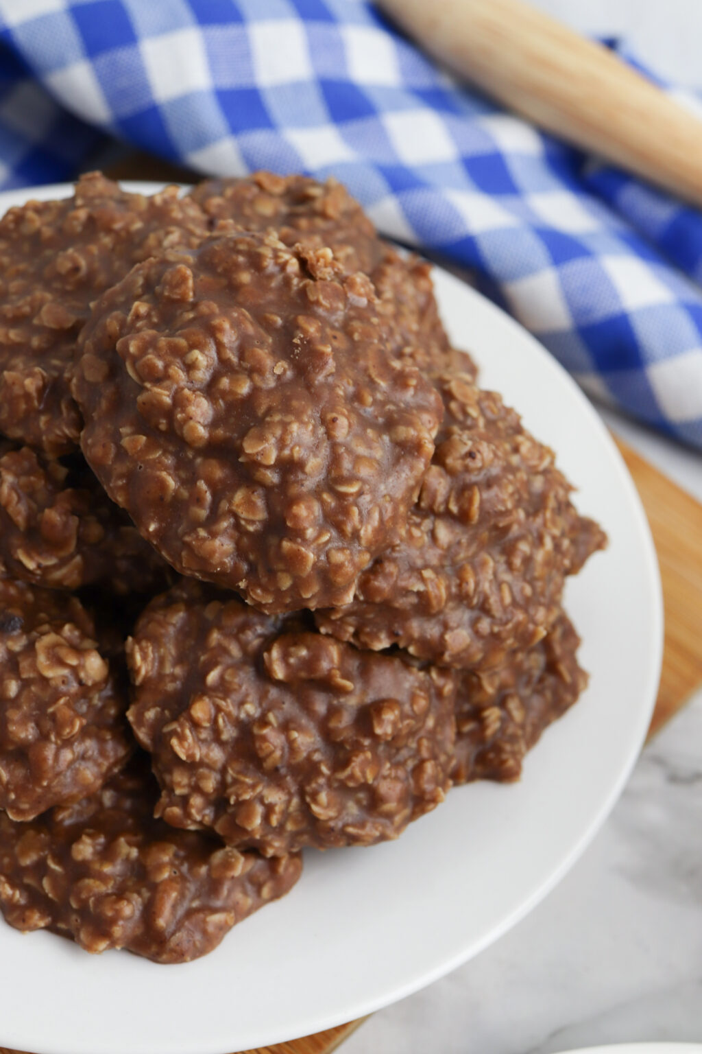 NoBake Chocolate Peanut Butter Oatmeal Cookies