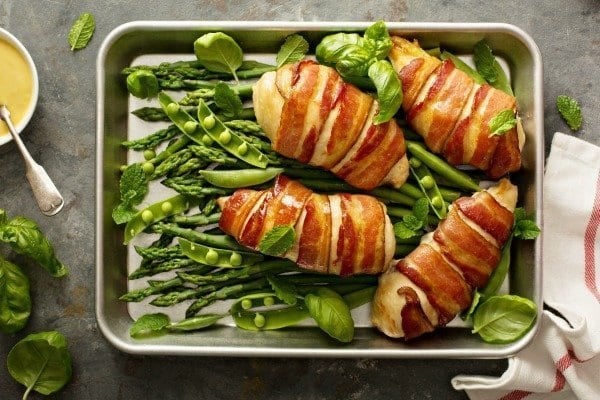 Bacon Wrapped Chicken Tenderloins (AKA Sunday Chicken) - When is Dinner