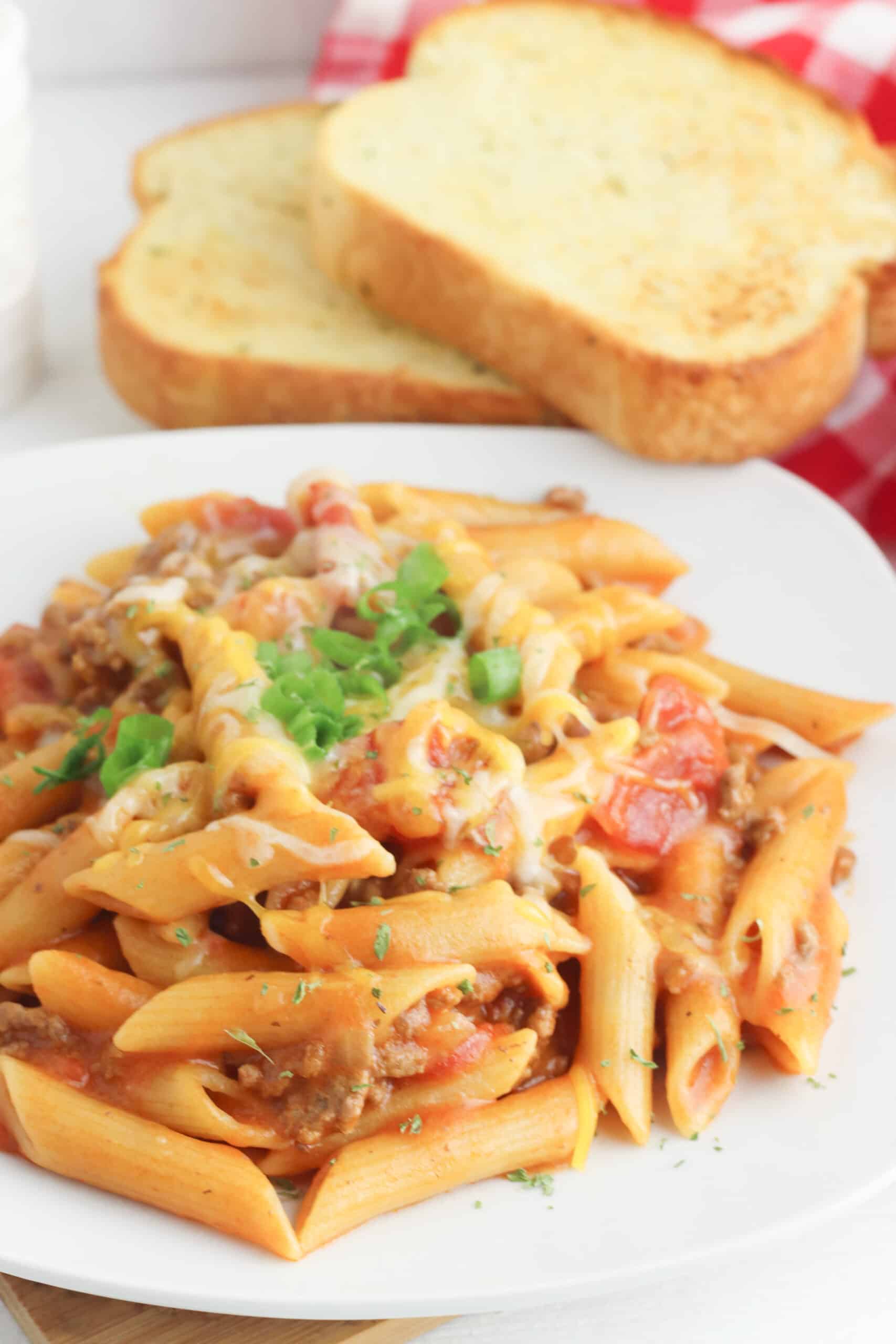 One Pot Cheeseburger Pasta When is Dinner