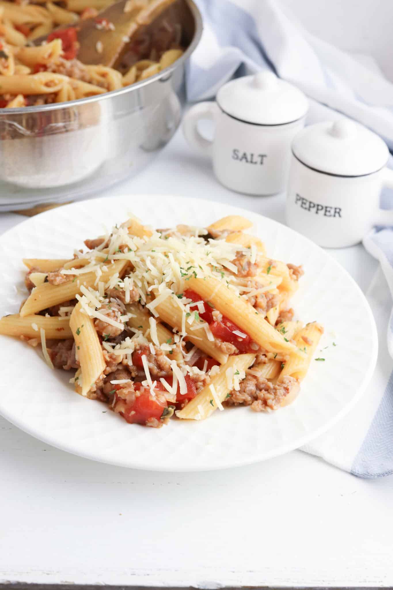 One Pot Italian Sausage Pasta When is Dinner