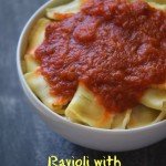 Ravioli with Homemade Tomato Sauce