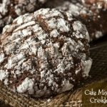 Cake Mix Chocolate Crinkle Cookies