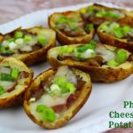 Philly Cheesesteak Potato Skins