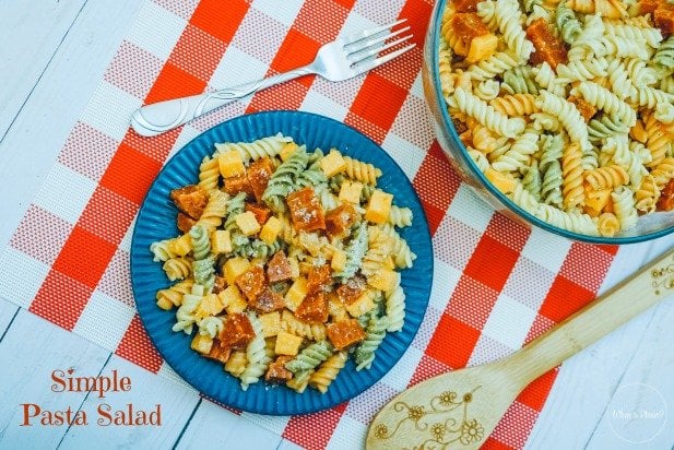 Simple Pasta Salad - When is Dinner Simple Pasta Salad