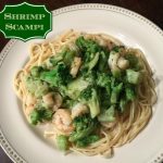 Shrimp Scampi with Broccoli and Linguine