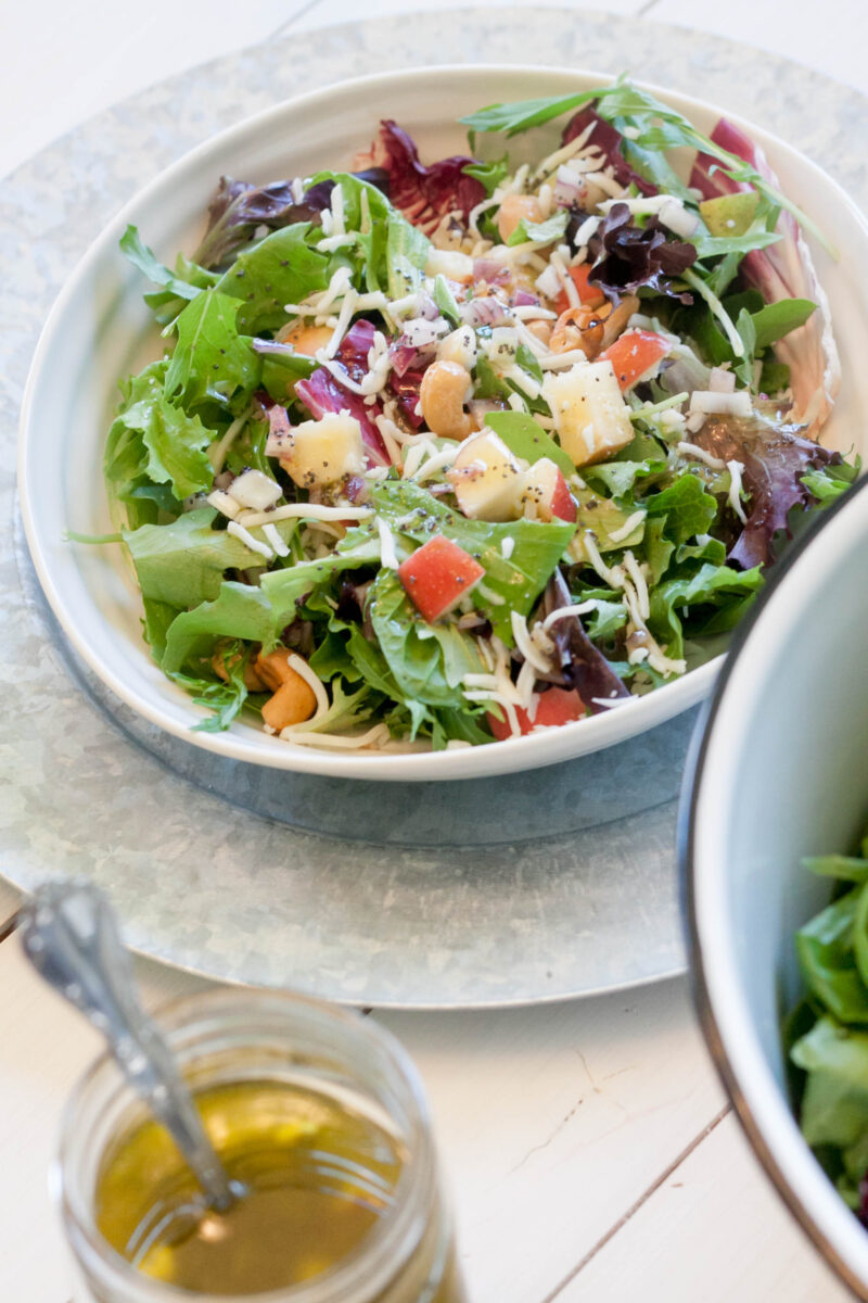 Apple Pear Spring Salad Mix