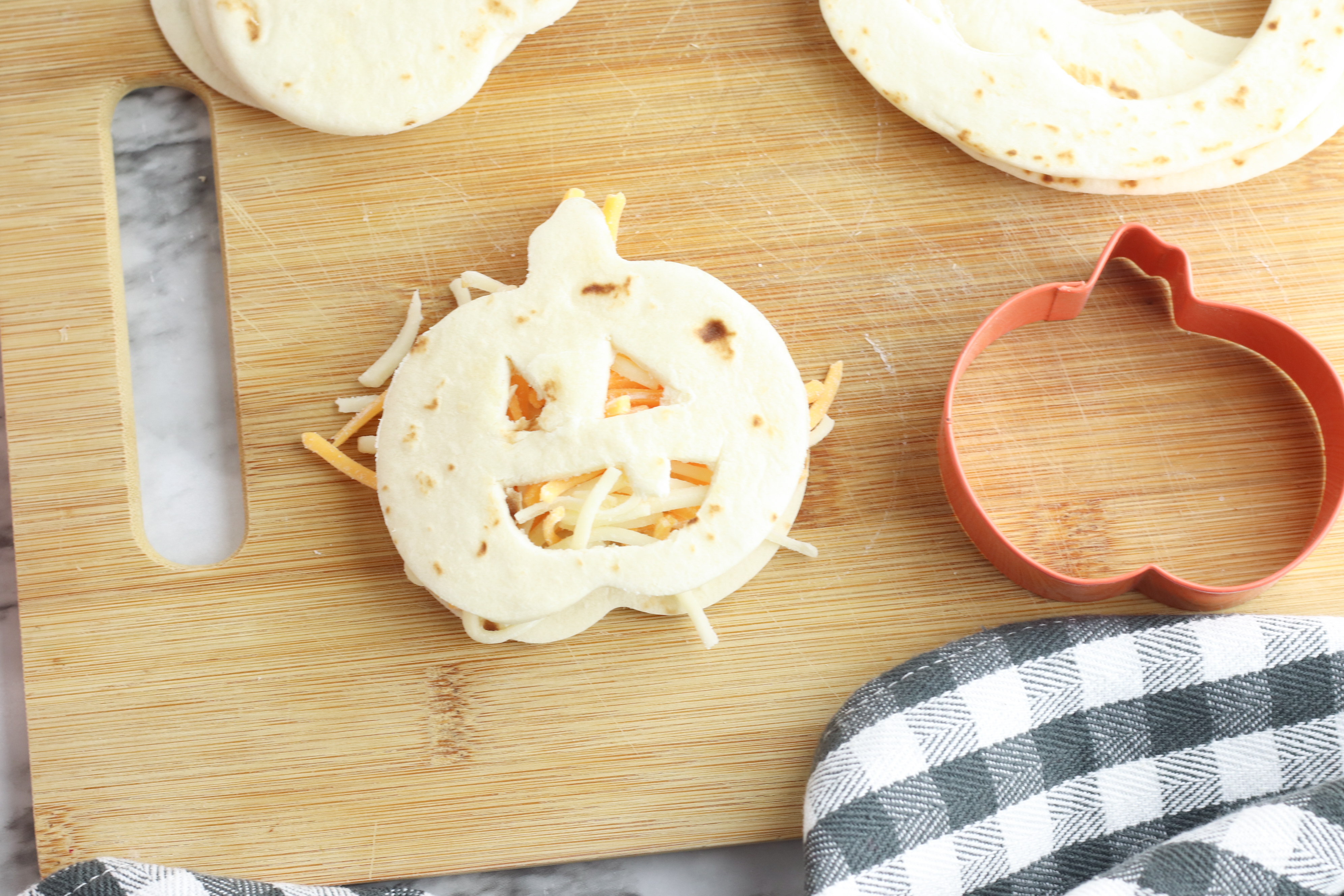 Jack O Lantern Quesadillas When is Dinner Jack O Lantern Quesadillas