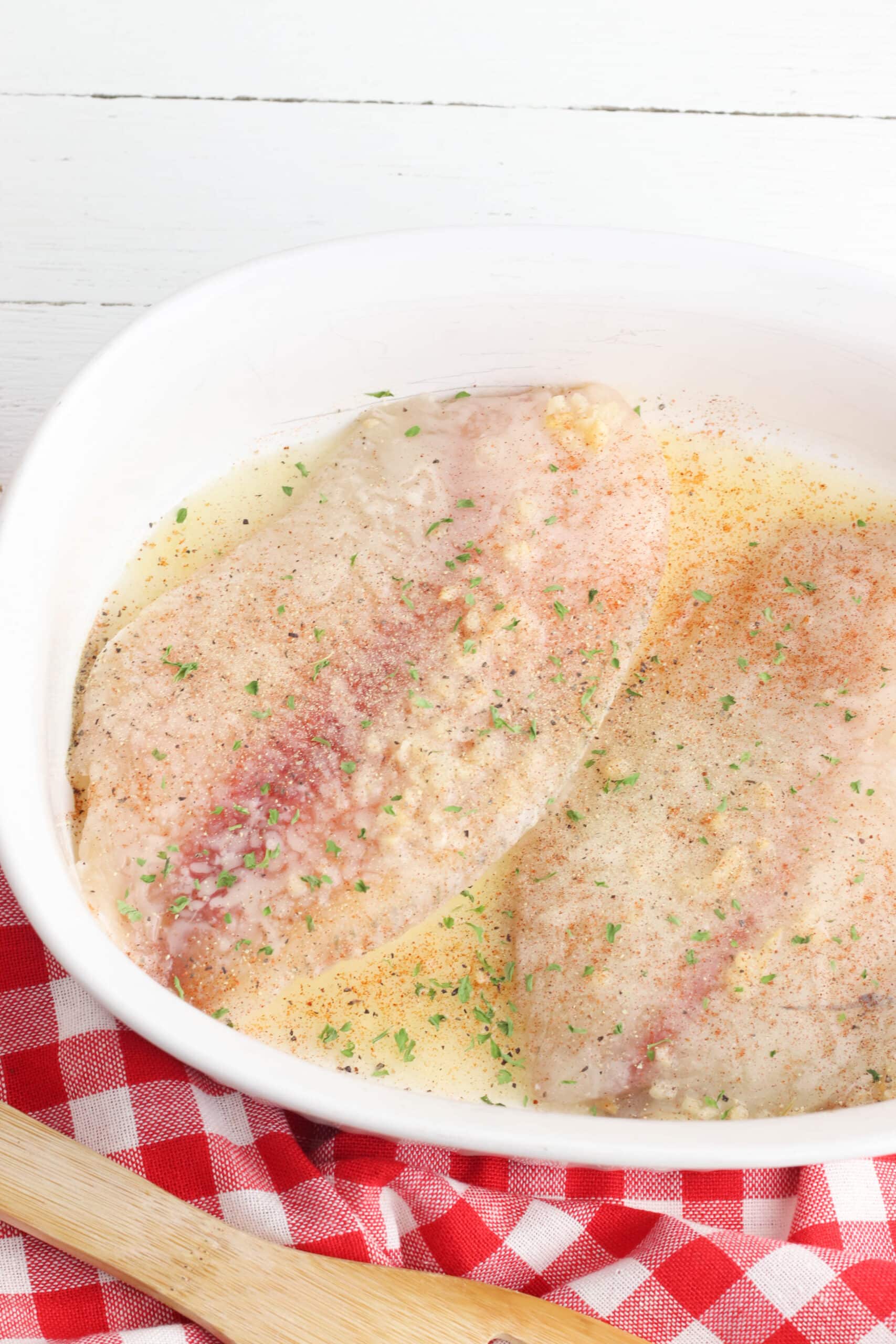 Oven Baked Tilapia - When is Dinner? Oven Baked Tilapia
