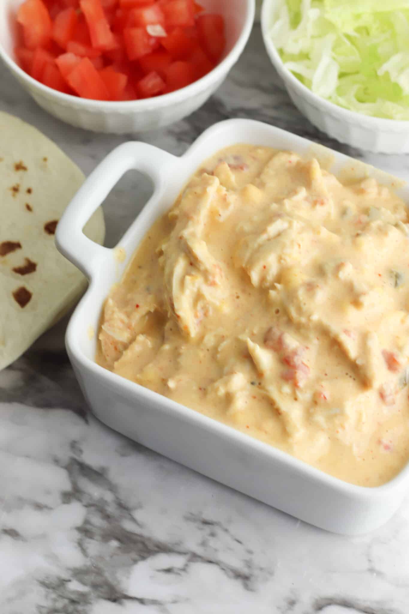 Slow Cooker Queso Chicken Tacos When is Dinner Queso Chicken