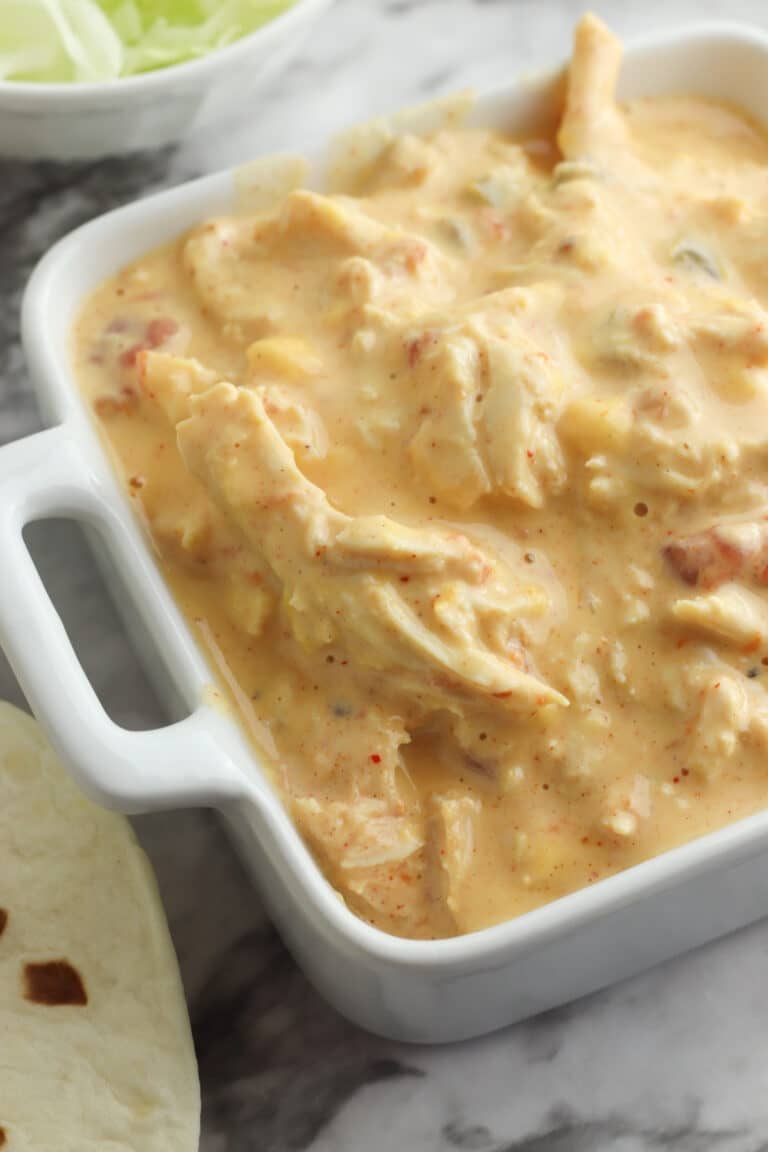 Slow Cooker Queso Chicken Tacos When is Dinner Queso Chicken
