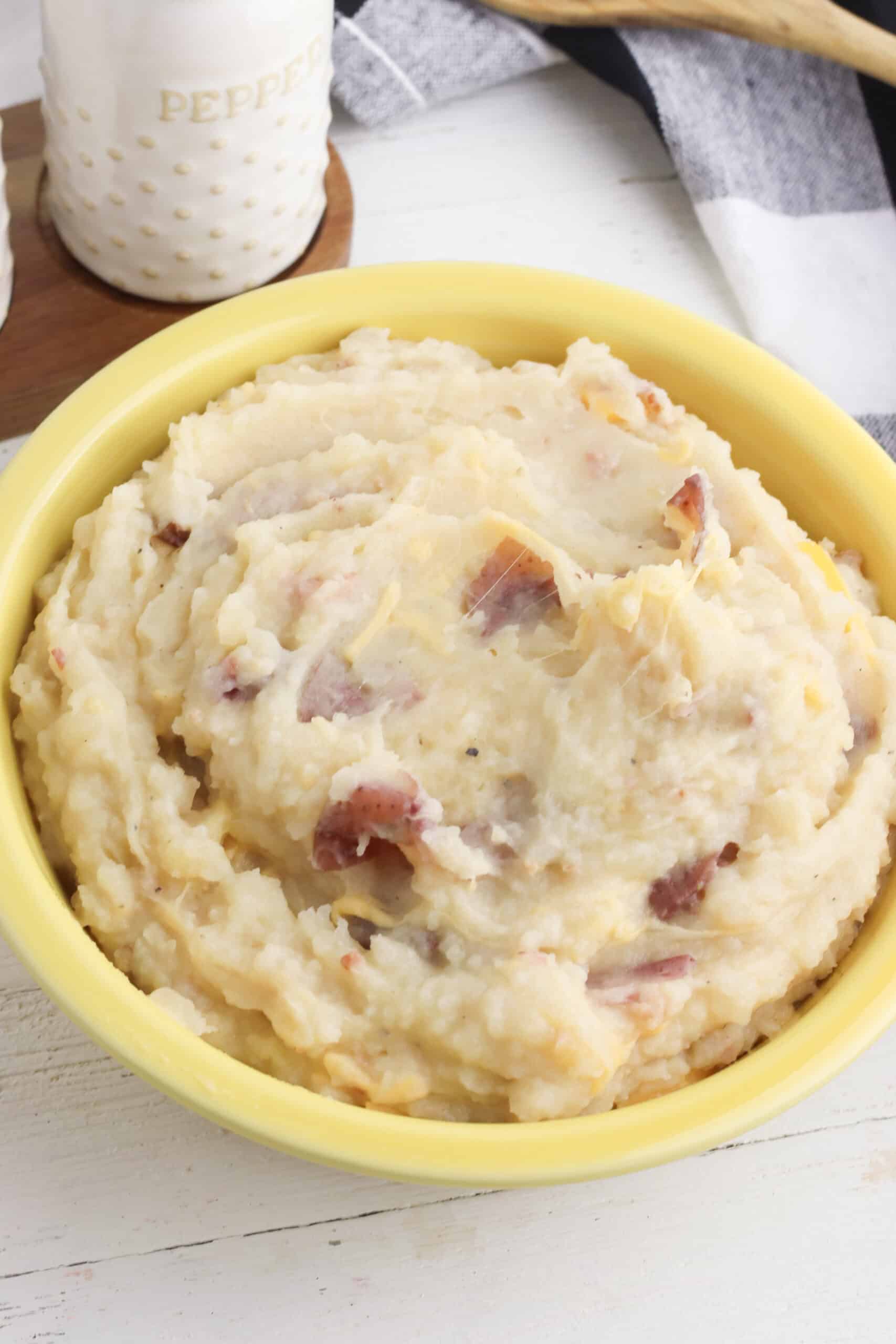 Slow Cooker Loaded Mashed Potatoes When is Dinner Slow Cooker Loaded