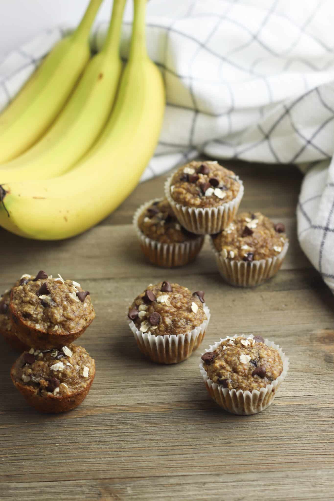 Peanut Butter Banana Oat Muffins When is Dinner Peanut Butter Banana