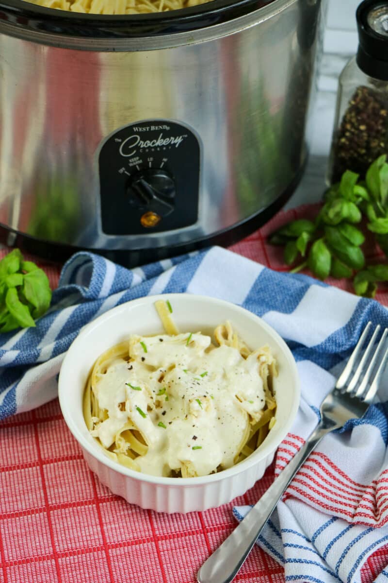 Slow Cooker Chicken Alfredo When is Dinner