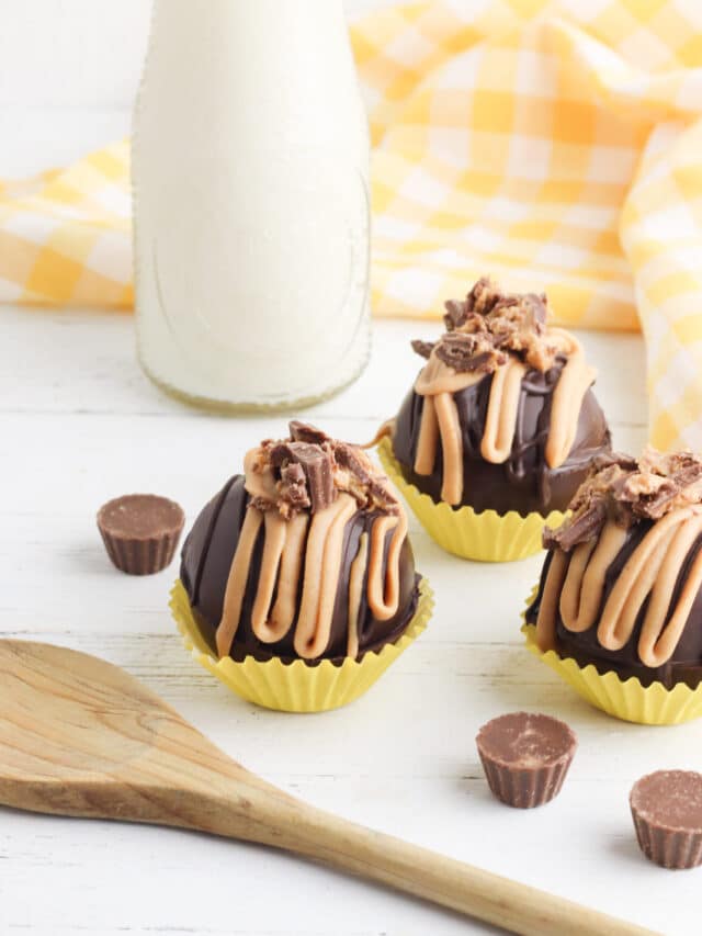 Peanut Butter Cup Hot Chocolate Bombs Story When is Dinner