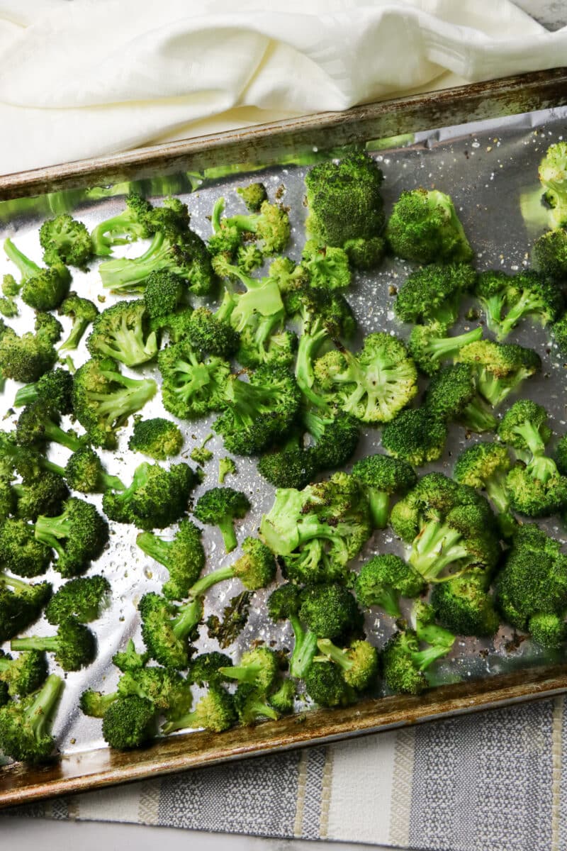 Sheet Pan Roasted Broccoli When is Dinner