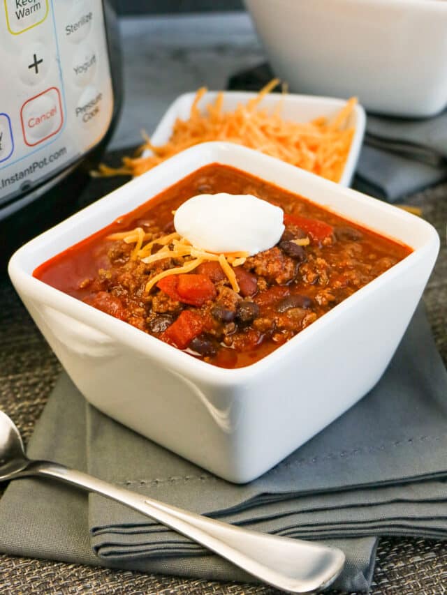 Instant Pot Chili Story When is Dinner