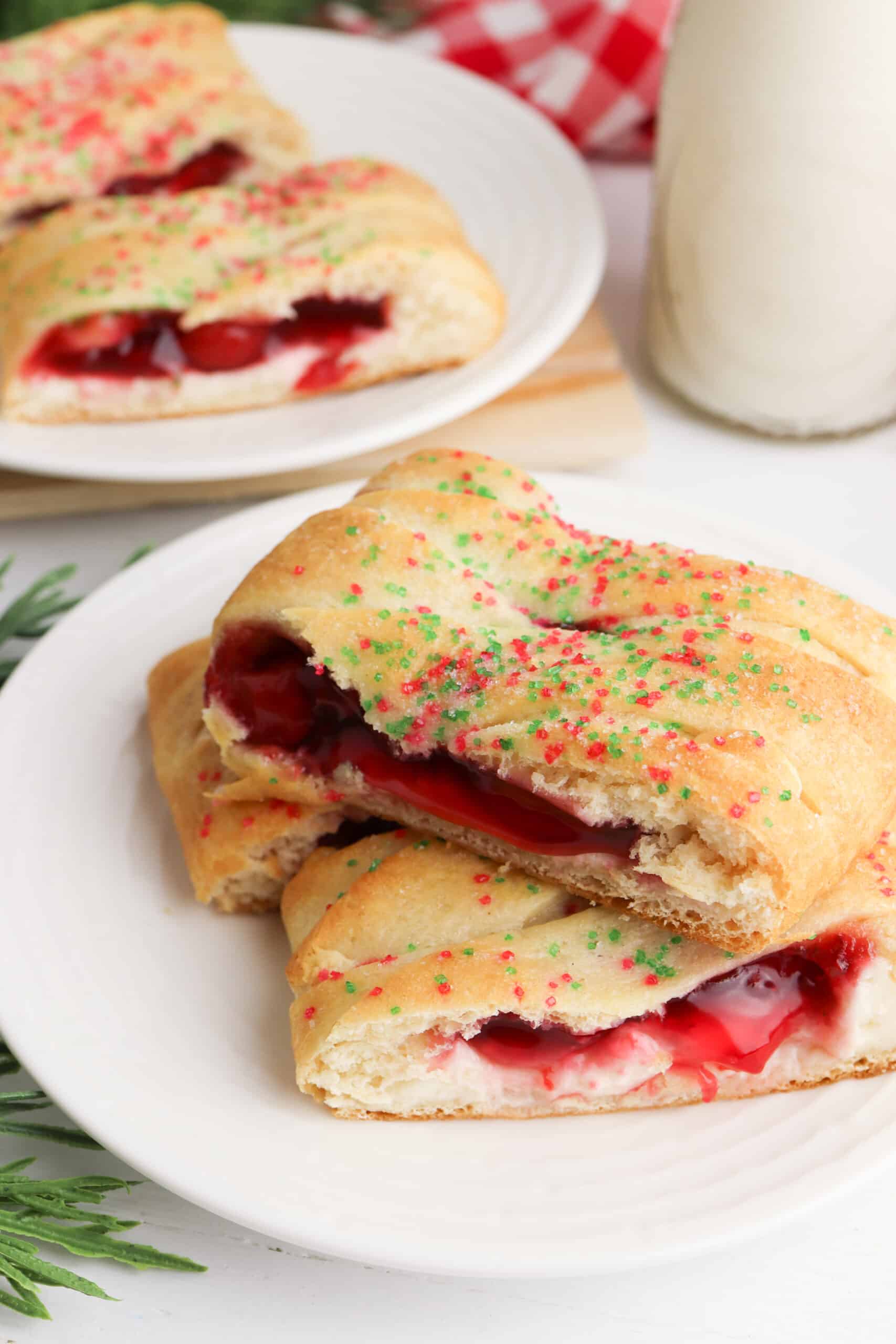 Cherry Cheesecake Crescent Roll