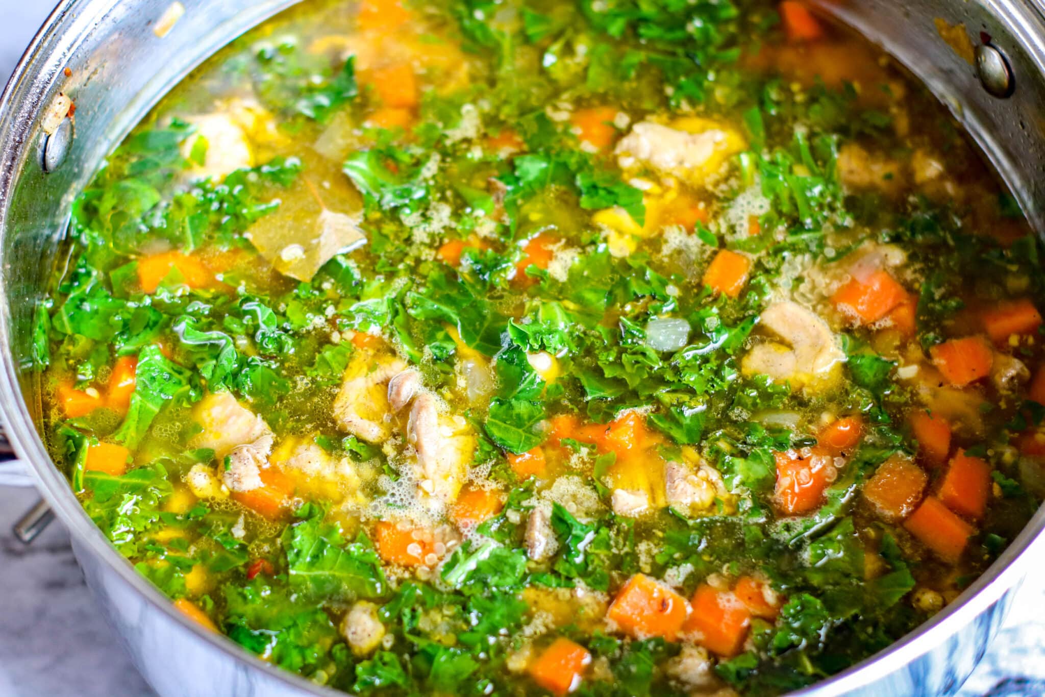 Chicken Kale Quinoa Soup When is Dinner
