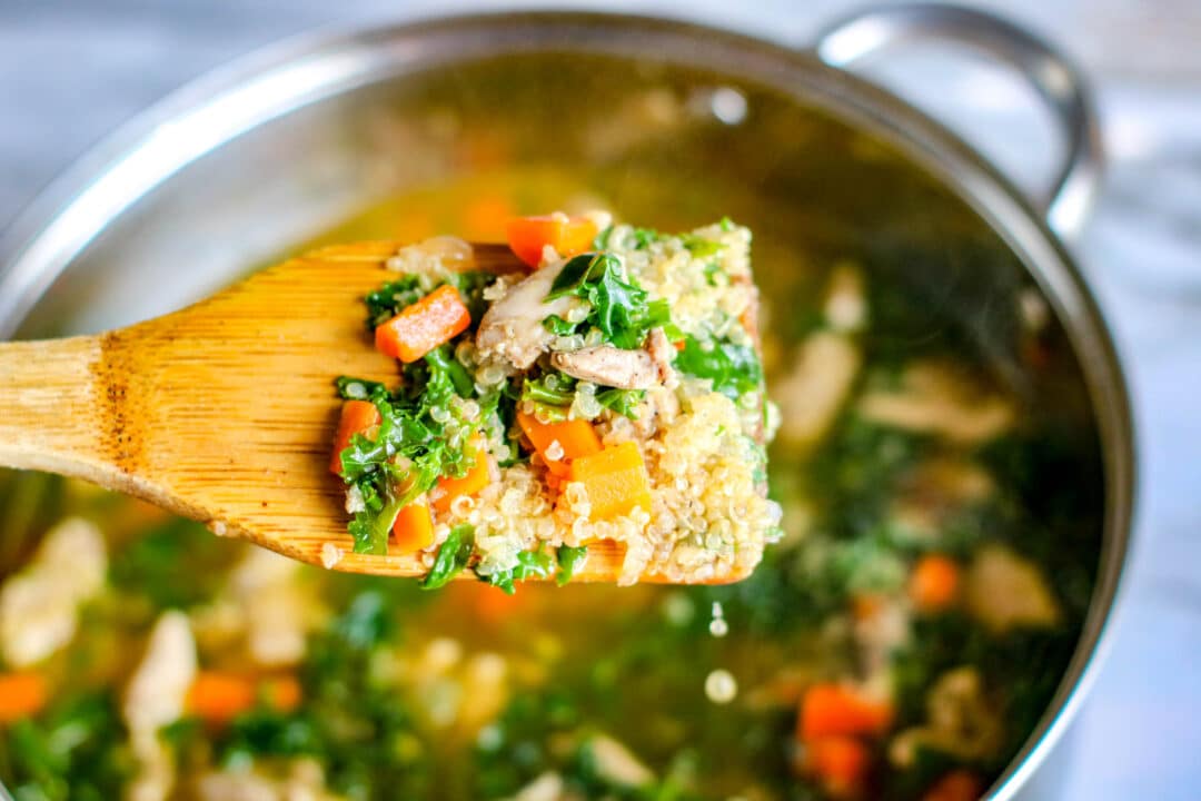 Chicken Kale Quinoa Soup When is Dinner