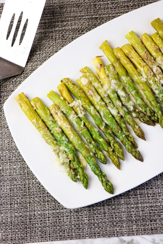 Oven Roasted Garlic Parmesan Asparagus When is Dinner