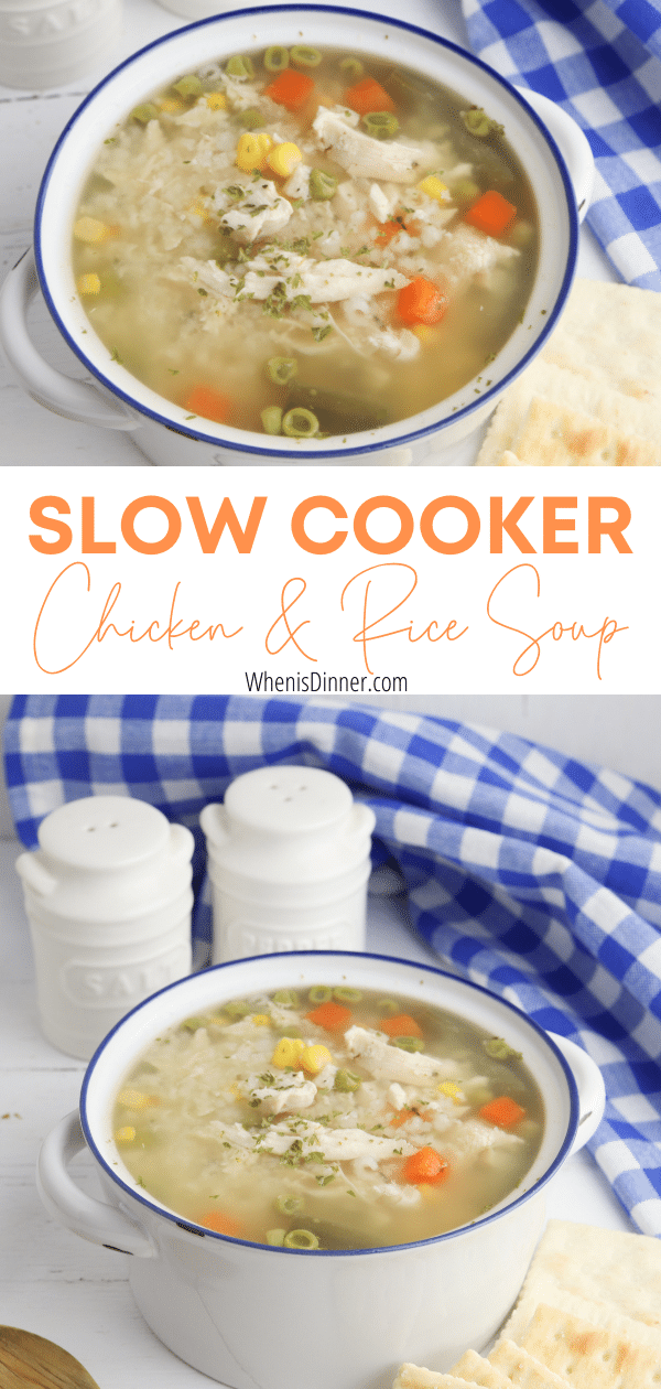 Slow Cooker Chicken and Rice Soup When is Dinner