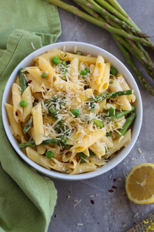 Lemon Asparagus Pasta When is Dinner