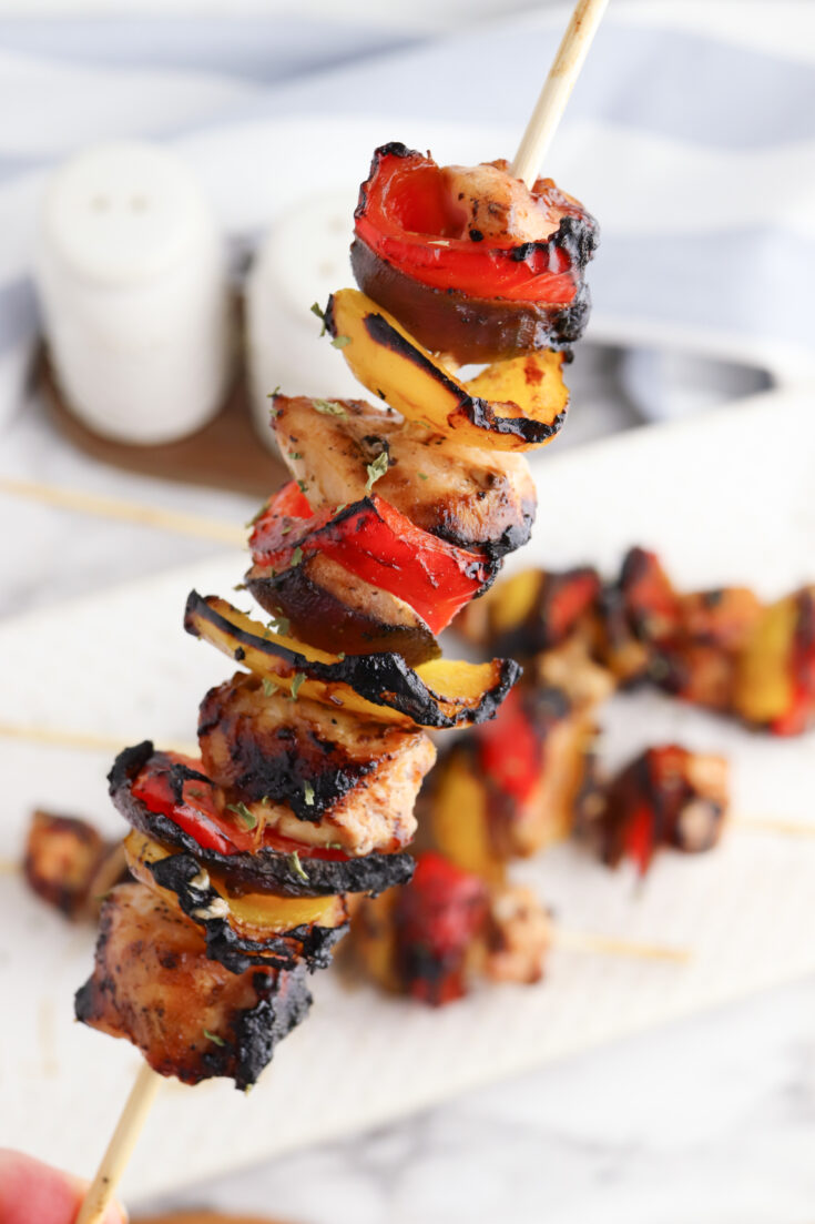 Grilled Honey Garlic Chicken Kabobs When is Dinner