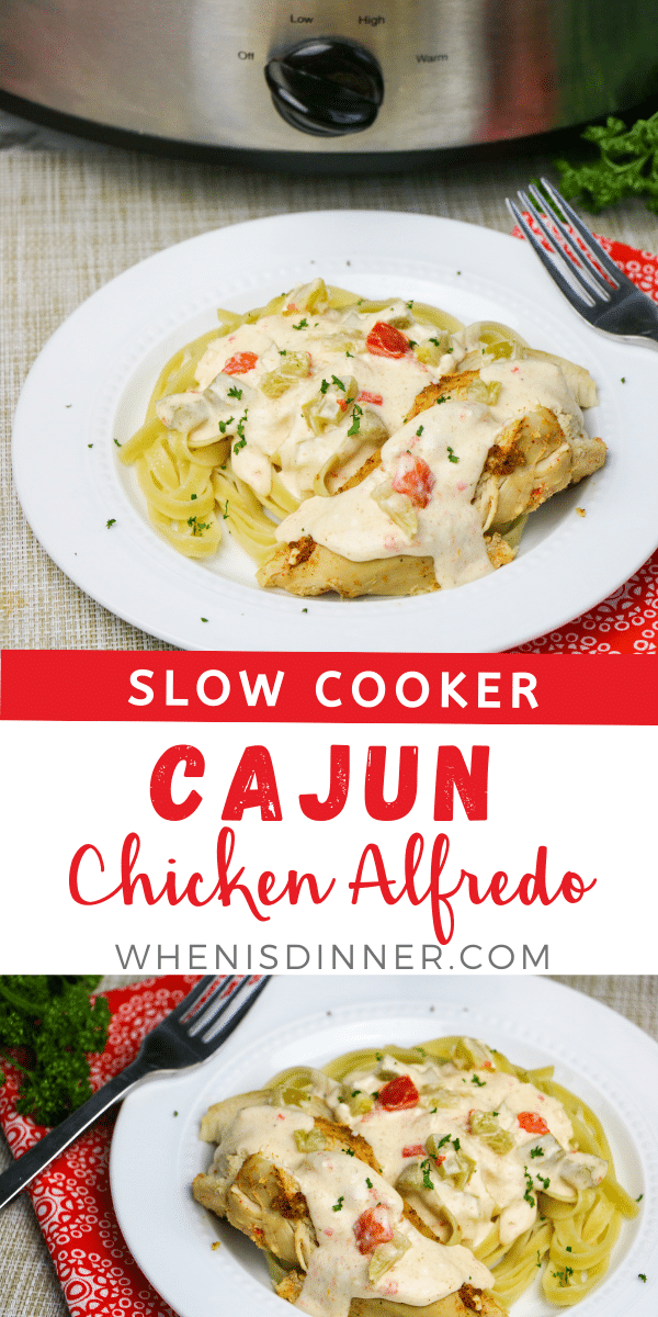 Slow Cooker Cajun Chicken Alfredo When is Dinner