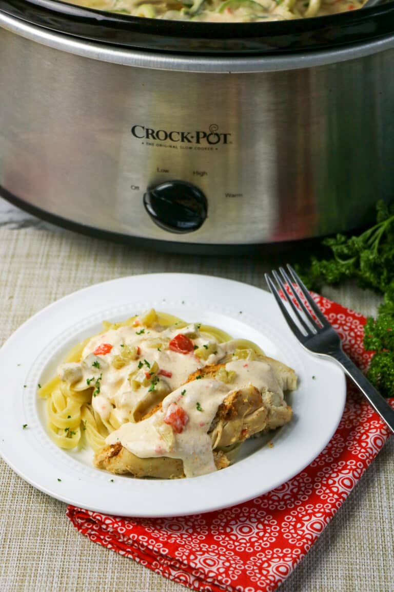 Slow Cooker Cajun Chicken Alfredo When is Dinner