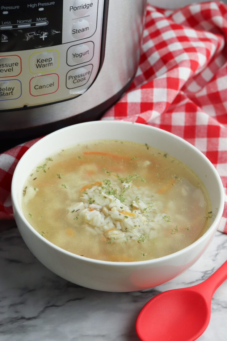 Instant Pot Chicken and Rice Soup When is Dinner