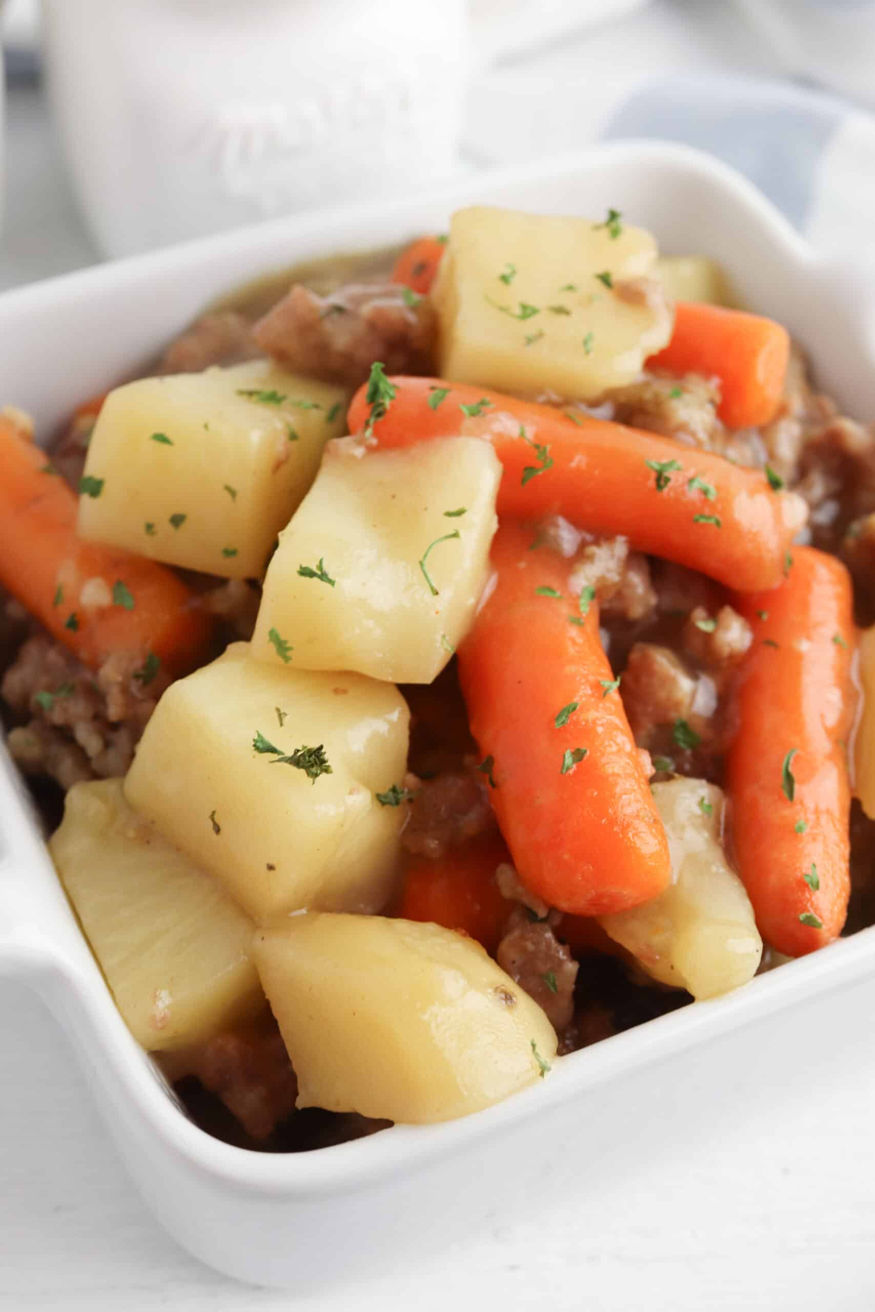 Slow Cooker Ground Beef Stew When is Dinner