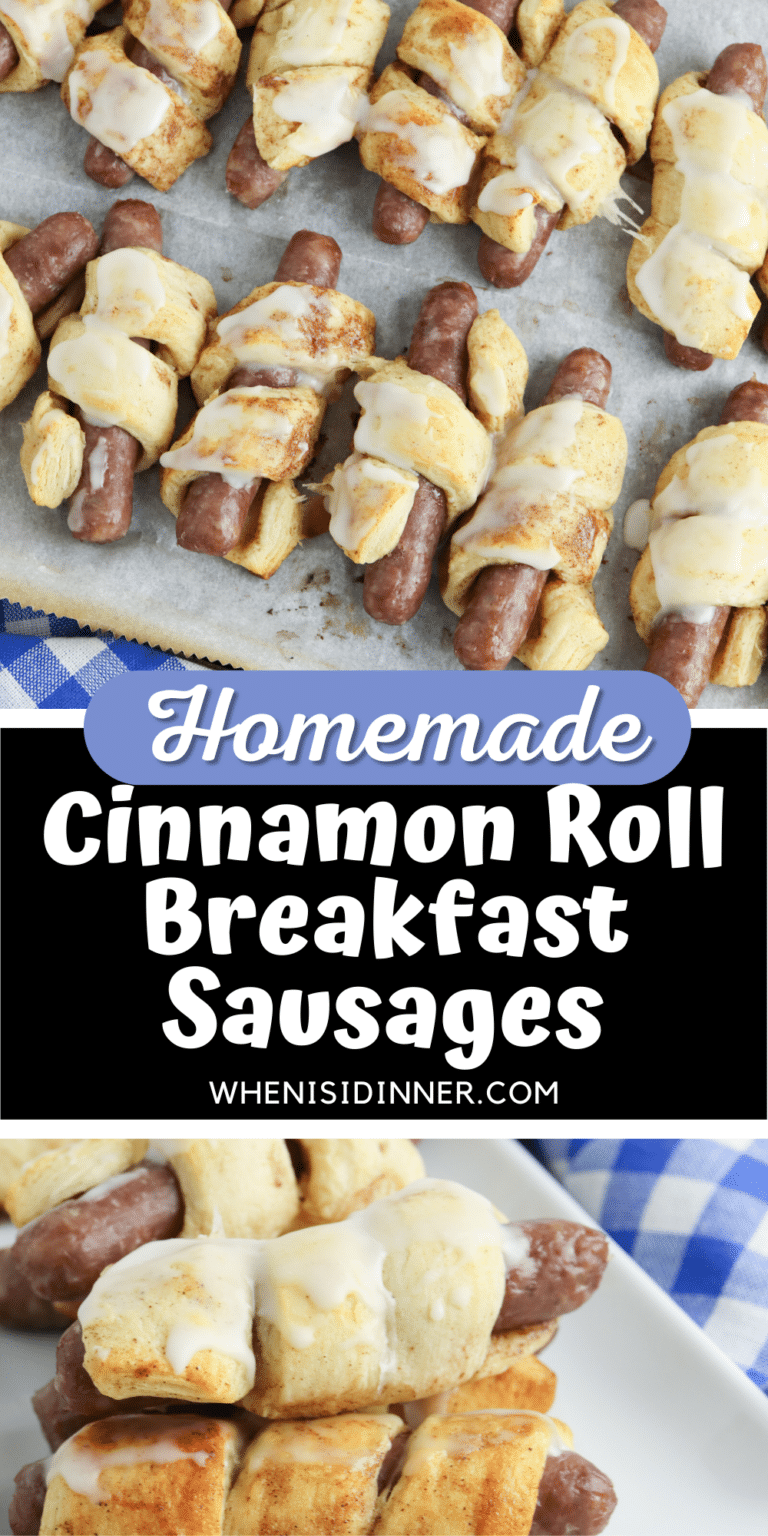 Cinnamon Roll Breakfast Sausages When is Dinner