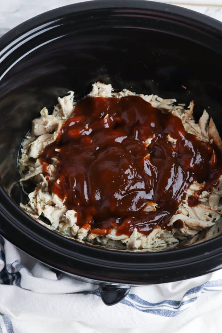 Crockpot Shredded BBQ Chicken When Is Dinner