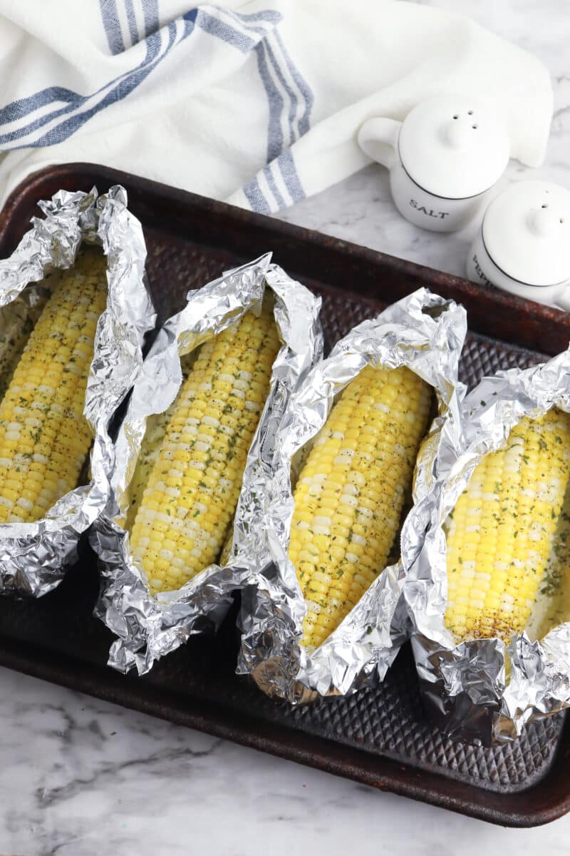 Oven Baked Corn on the Cob When is Dinner