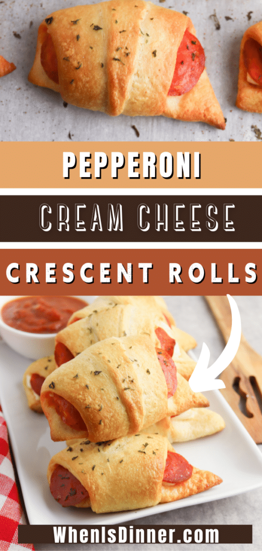 Pepperoni Cream Cheese Crescent Rolls When is Dinner