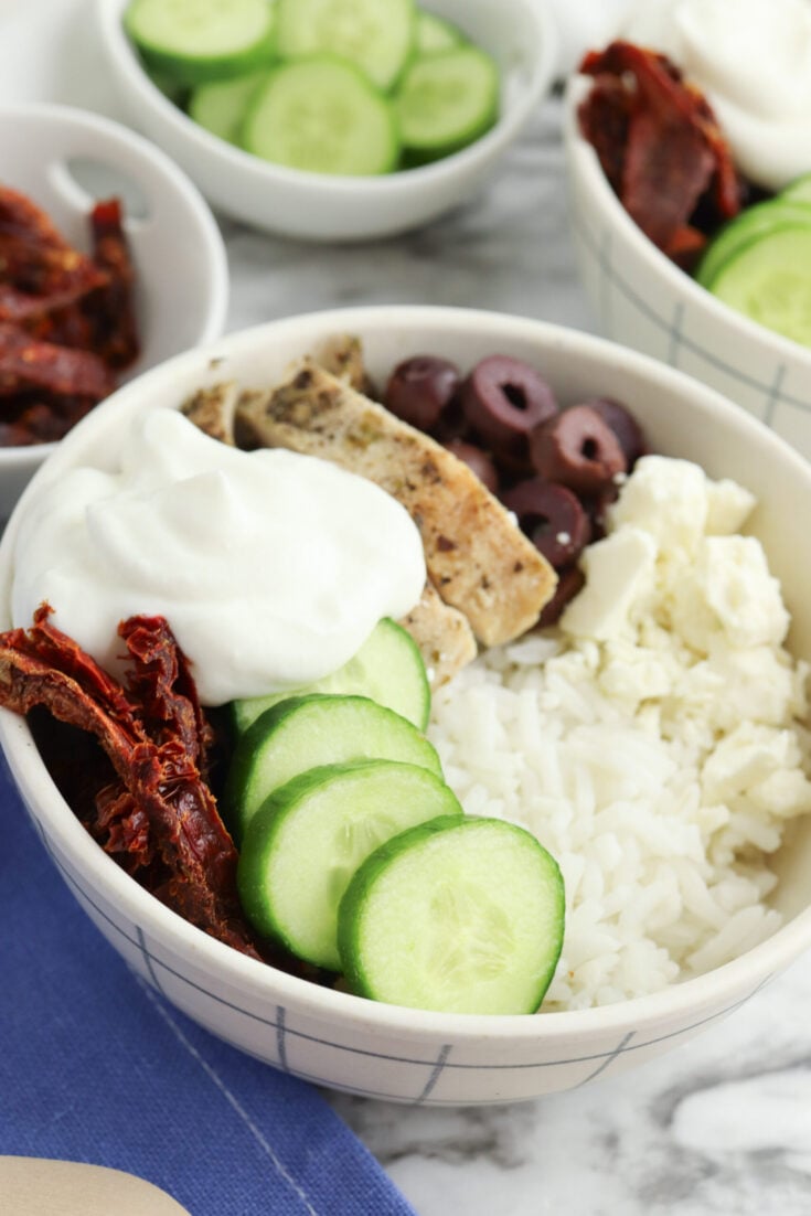 Greek Chicken Bowls