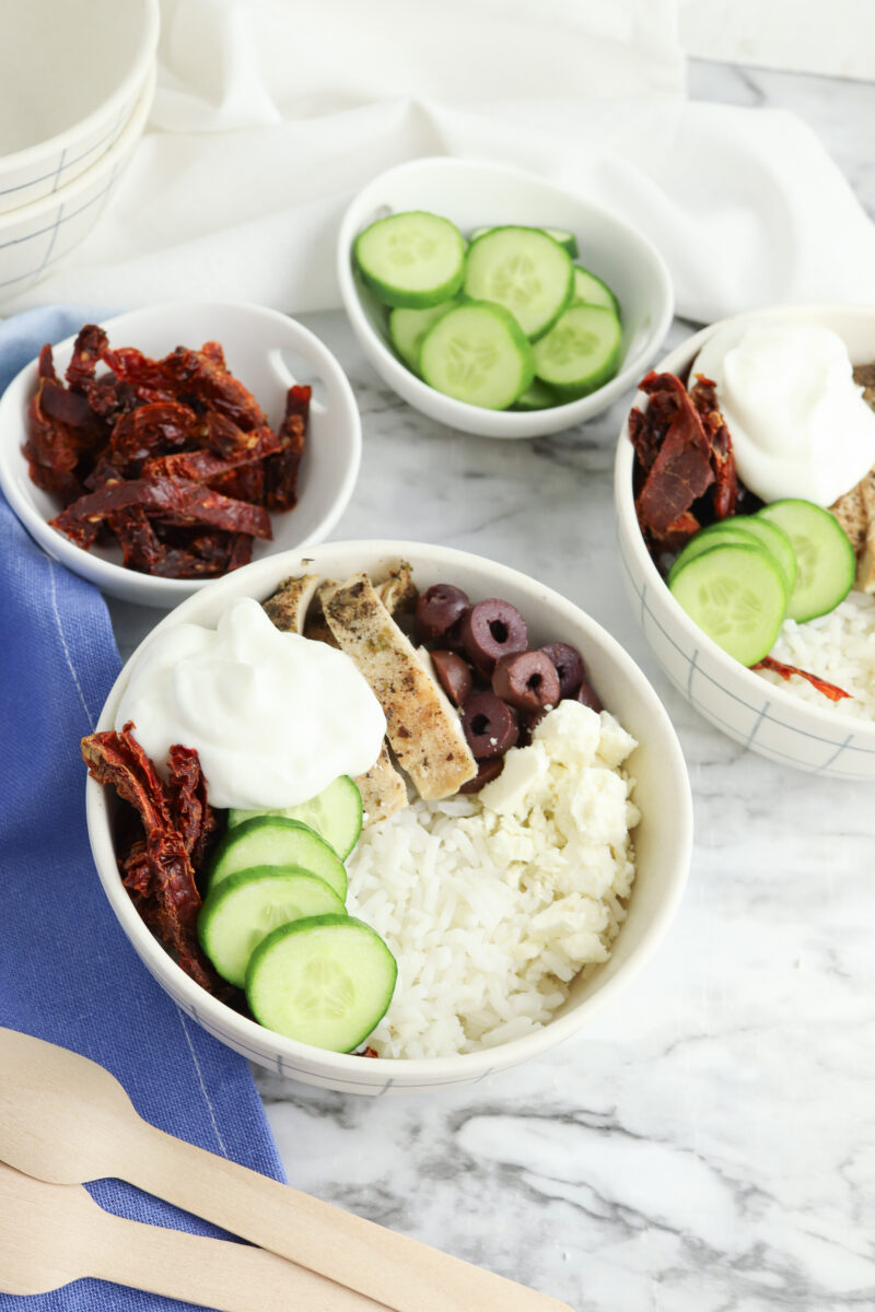 Greek Chicken Bowls
