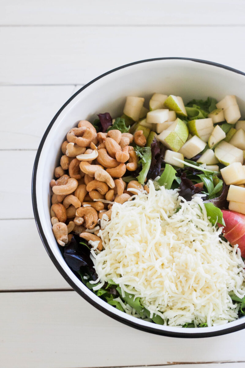 Apple Pear Spring Salad Mix